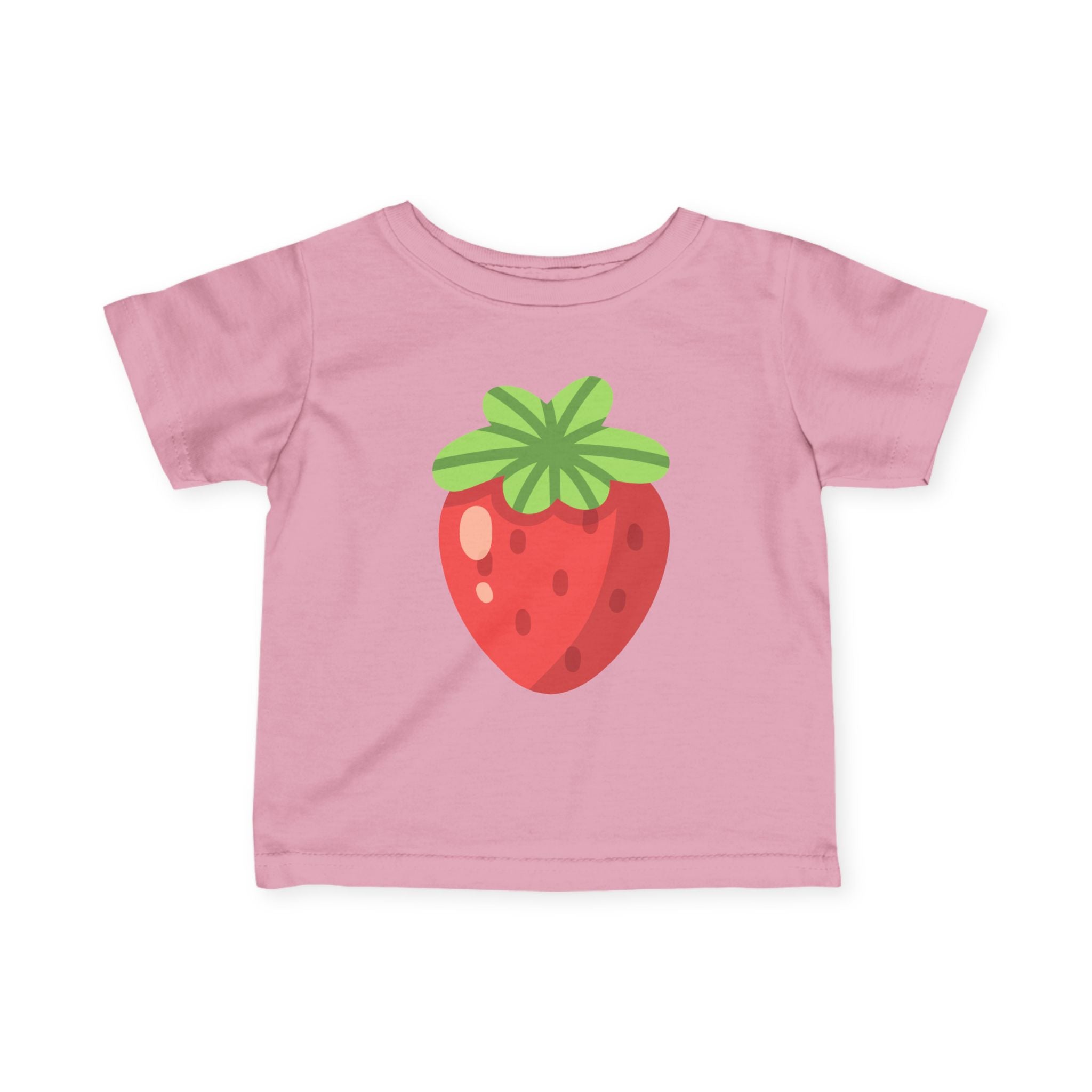 Strawberry Baby Tee — Cute Infant Strawberry Graphic Shirt