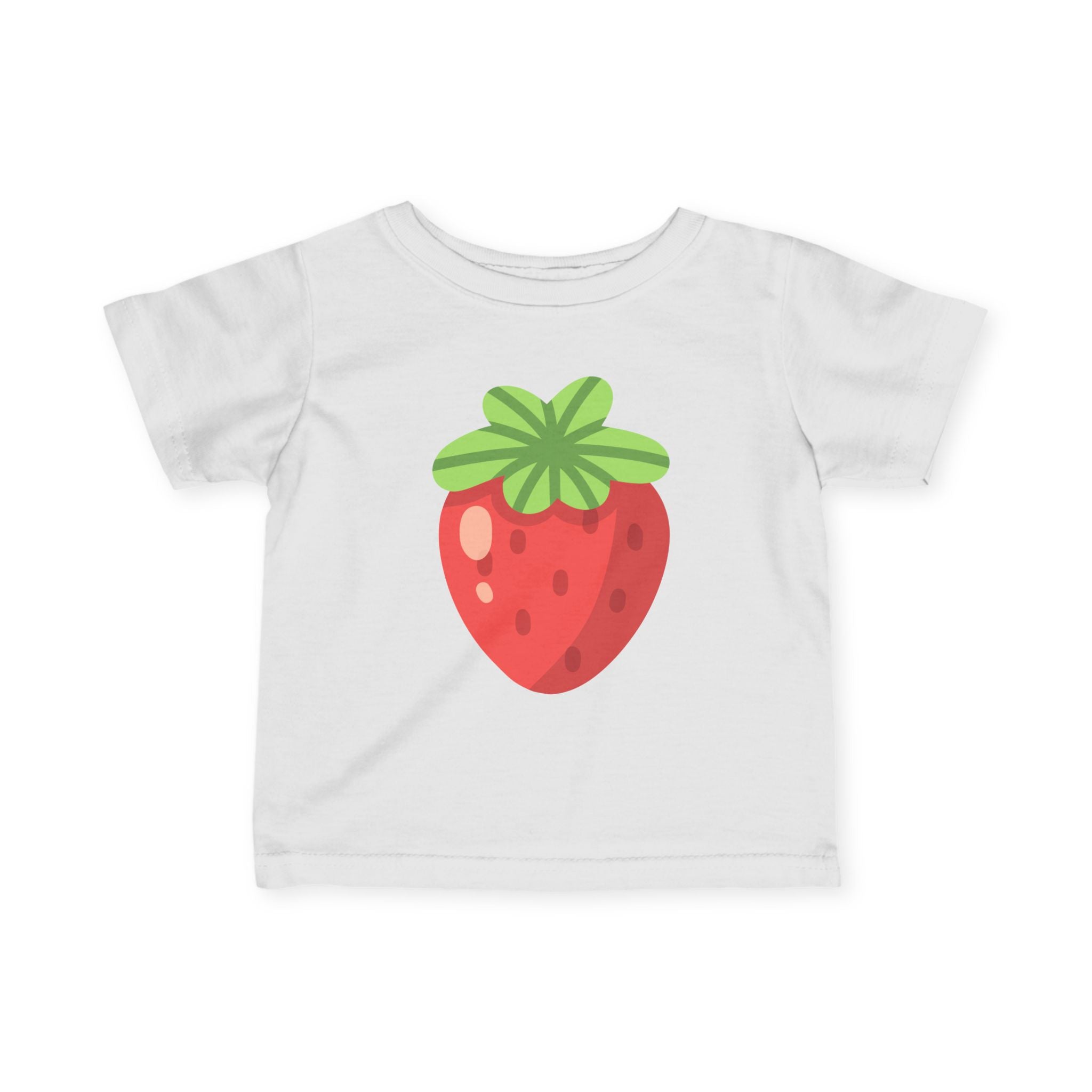 Strawberry Baby Tee — Cute Infant Strawberry Graphic Shirt